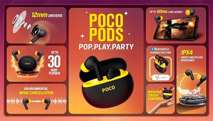 Особенности Poco Pods